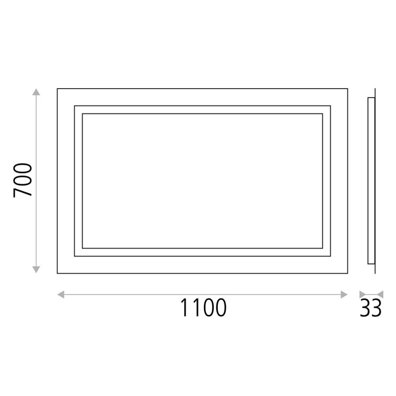 Miroir Lumineux Salle De Bain Mul Led Acb A Lb