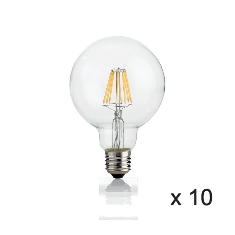 GLOBE - Ampoule LED décorative D9,5cm culot E27