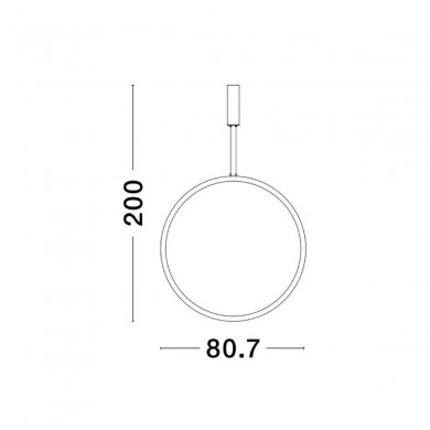 Suspension CHANGE 48W LED Noir NOVA LUCE 9070169