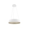 Suspension ALBA 50W LED Blanc Or Champagne NOVA LUCE 9345657