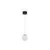 Suspension NUVOLE 8W LED Noir Sable NOVA LUCE 9061435