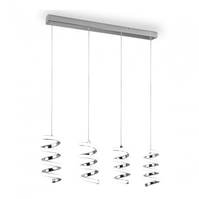 Suspension LAOLA 4x8W Chrome TRIO LIGHTING R34184106