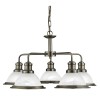 Suspension BISTRO 5x7W E27 Laiton Antique SEARCHLIGHT 1595-5AB