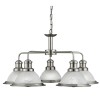 Suspension BISTRO 5x7W E27 Argent satiné SEARCHLIGHT 1595-5SS