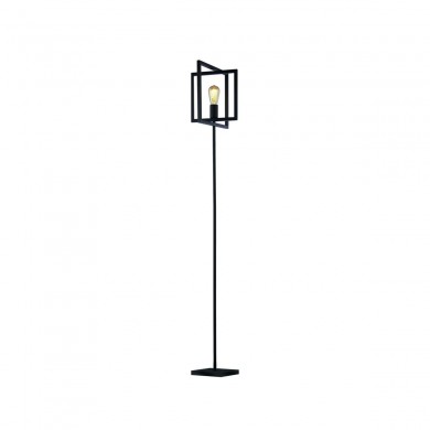 Lampadaire PLAZA 1x60W E27 Noir SEARCHLIGHT 23202-1BK