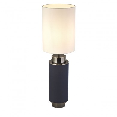 Lampe FLASK 1x60W E27 Nickel noir Bleu Blanc SEARCHLIGHT 59041BK