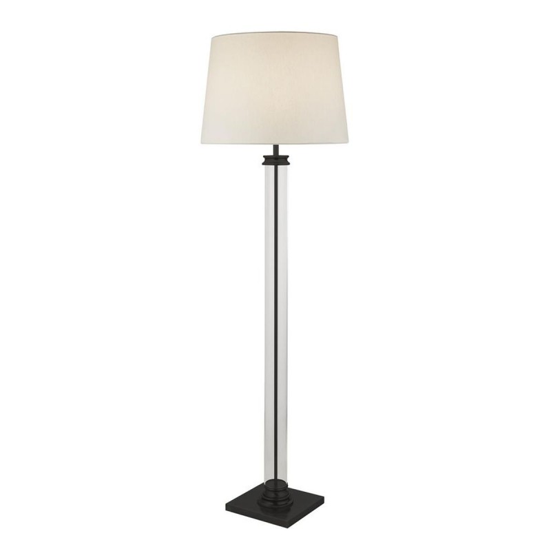 Lampadaire PEDESTAL 1x60W E27 Noir Transparent Blanc SEARCHLIGHT 5142BK