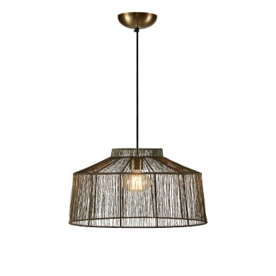 Suspension CAPANNA 1x40W Max E27 Noir Antique MARKSLOJD 108667