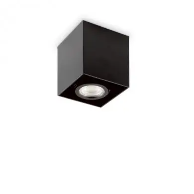 Plafonnier MOOD Noir 1xGU10 28W Carré IDEAL LUX 243948