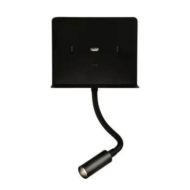 Applique murale Calma 1X6W LED Noir ACB A3836001N