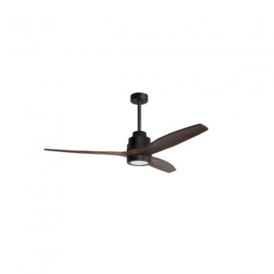 Ventilateur Plafond SABAL LED 132 cm Noir et Marron NOVA LUCE 