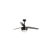 Ventilateur Plafond Monsoon 132 cm Noir et Naturel NOVA LUCE 