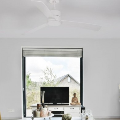 Ventilateur Plafond AXEL 137 cm Chêne Blanc NOVA LUCE 