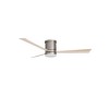 Ventilateur Plafond Satin 132 cm Nickel et Bois NOVA LUCE 