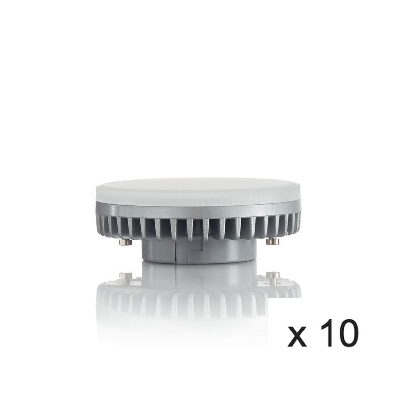 Ampoule (x10) 9,5W GX53 Blanc Aluminium D7,5 252568 IDEAL LUX 252568