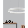 Suspension MOTIF Blanc sable 50W LED NOVA LUCE 9530210