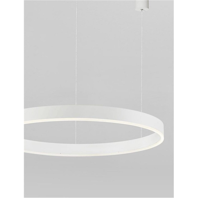 Suspension MOTIF Blanc sable 60W LED NOVA LUCE 9530211