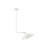 Suspension réglable MIRBA Blanc sable et doré 1x12W LED H120 NOVA LUCE 9035980