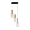 Suspension CERTA Or 3x12W LED 3 lampes NOVA LUCE 9009274