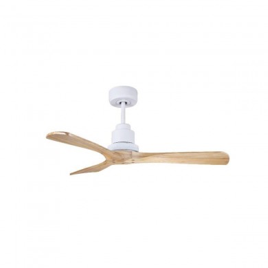 Ventilateur Plafond Mini Cabrera 106cm Blanc et Bois MARTEC B106CA