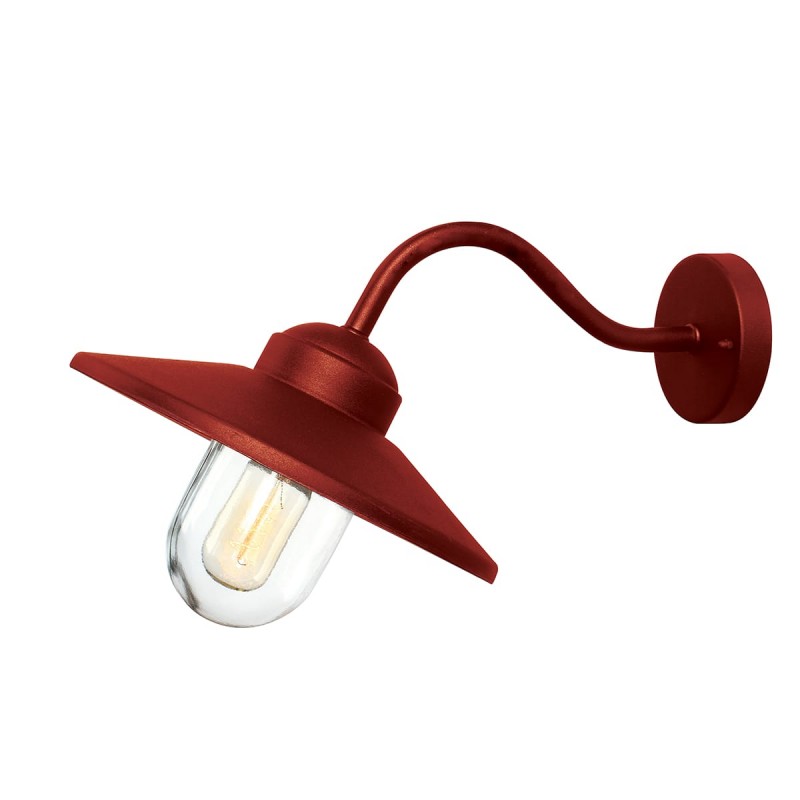 Applique Extérieur Klampenborg 1x60W Rouge oxyde ELSTEAD LIGHTING KLAMPENBORG-OXR