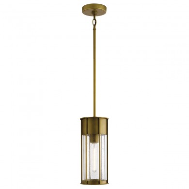 Suspension Extérieur Camillo 1x60W Laiton peint naturel ELSTEAD LIGHTING KL-CAMILLO-P-PNBR