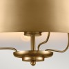 Suspension Luella 3x40W Laiton Brossé Naturel ELSTEAD LIGHTING KL-LUELLA-3P-BNB