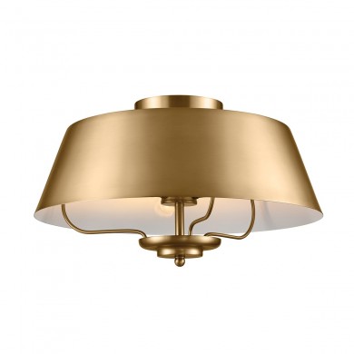 Suspension Luella 3x40W Laiton Brossé Naturel ELSTEAD LIGHTING KL-LUELLA-3P-BNB