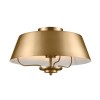 Suspension Luella 3x40W Laiton Brossé Naturel ELSTEAD LIGHTING KL-LUELLA-3P-BNB