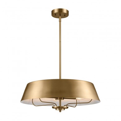 Suspension Luella 4x40W Laiton Brossé Naturel ELSTEAD LIGHTING KL-LUELLA-4P-BNB