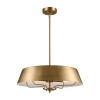 Suspension Luella 4x40W Laiton Brossé Naturel ELSTEAD LIGHTING KL-LUELLA-4P-BNB