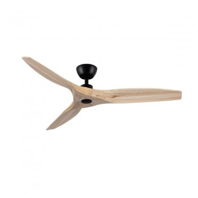 Ventilateur Plafond Arcadia 132 cm Noir et Bois NOVA LUCE 