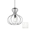 Suspension AMPOLLA 1x60W E27 Max H630 Blanc IDEAL LUX 194295