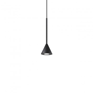 Suspension ARCHIMEDE 4W LED Cone Noir IDEAL LUX 328348