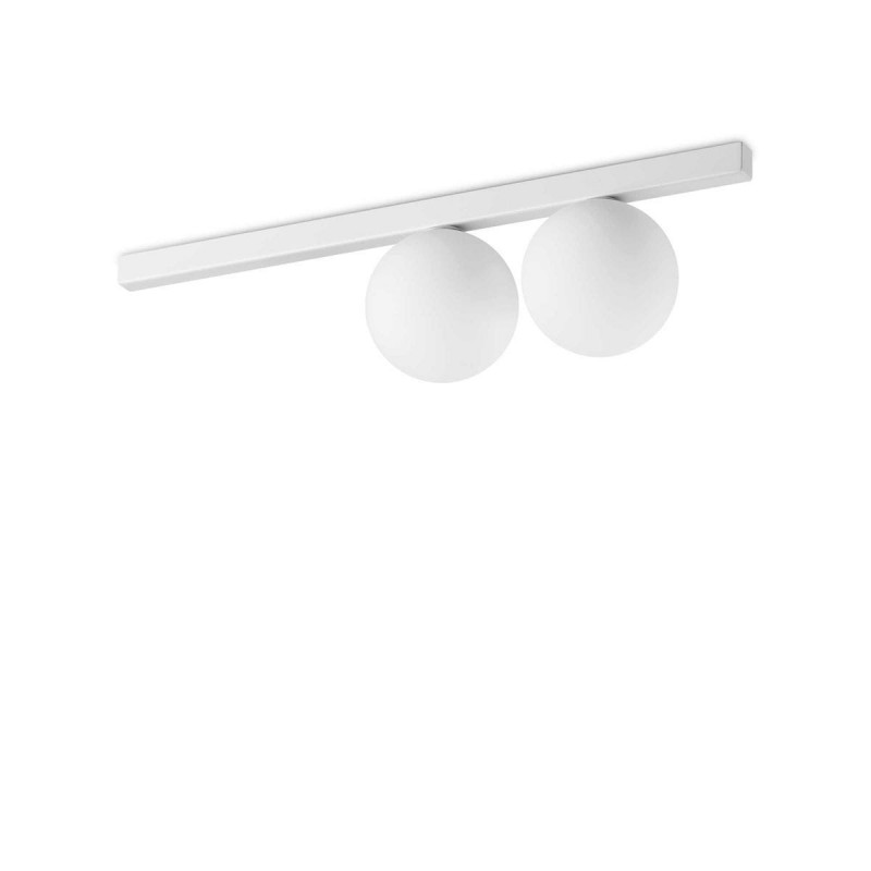 Plafonnier BINOMIO 2x4W Max G9 Blanc IDEAL LUX 328430