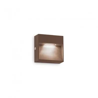 Applique Extérieur DEDRA 1,5W LED Grande Marron IDEAL LUX 328621