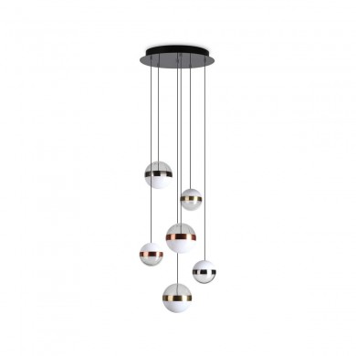 Suspension GALAXY 6x58W LED Blanc IDEAL LUX 321172