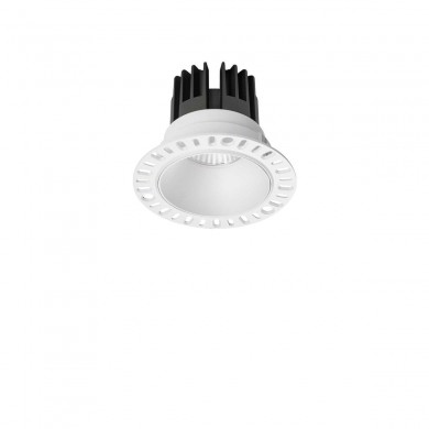 Spot GAME 11W LED Rond avec habillage Blanc IDEAL LUX 319667