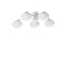 Plafonnier HERMES 5x28W Max G9 H180 Blanc IDEAL LUX 322698