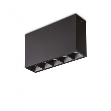 Plafonnier LIKA 12,5W LED Noir IDEAL LUX 244884