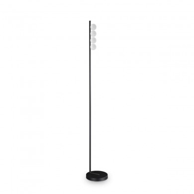 Lampadaire PING PONG 4x12W Max LED Noir IDEAL LUX 313313