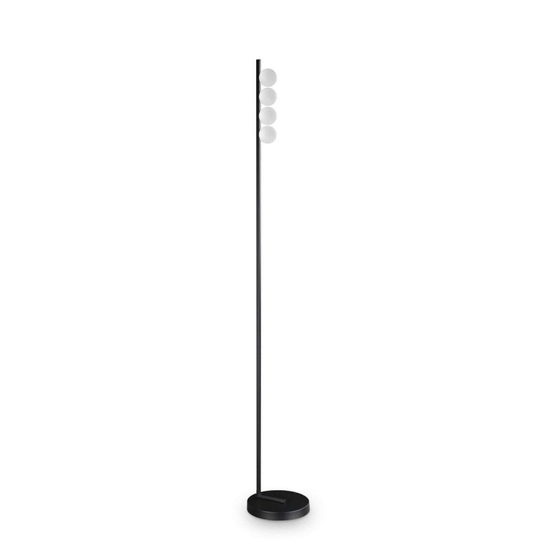 Lampadaire PING PONG 4x12W Max LED Noir IDEAL LUX 313313