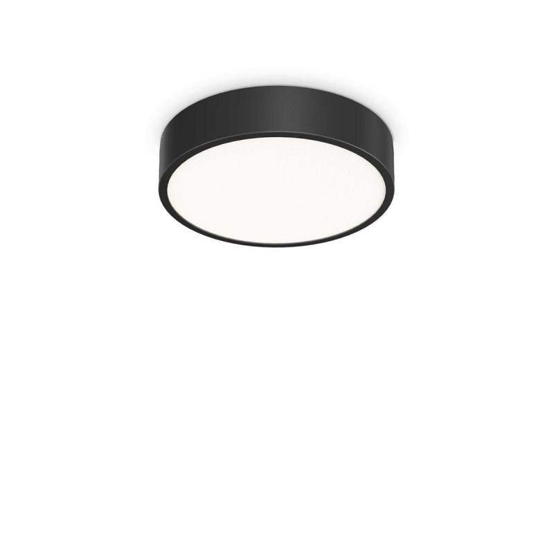 Plafonnier Salle de Bain RAY 13W LED Noir IDEAL LUX 327563