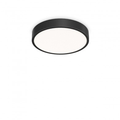 Plafonnier Salle de Bain RAY 26W LED Noir IDEAL LUX 327600