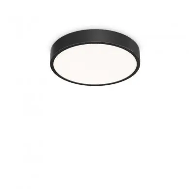 Plafonnier Salle de Bain RAY 26W LED Noir IDEAL LUX 327600