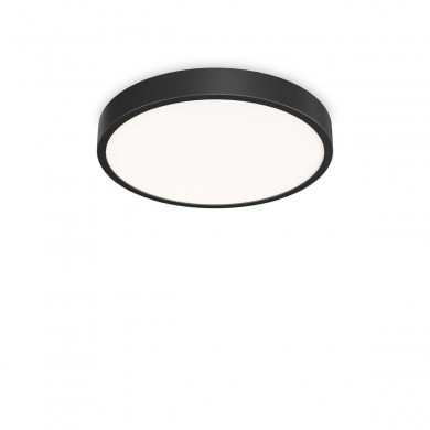 Plafonnier Salle de Bain RAY 44W LED Noir IDEAL LUX 327686