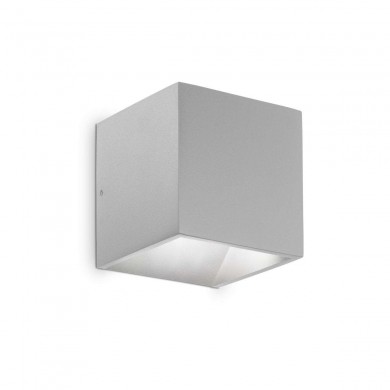 Applique Extérieur RUBIK 8,5W LED 3000K Gris IDEAL LUX 326849