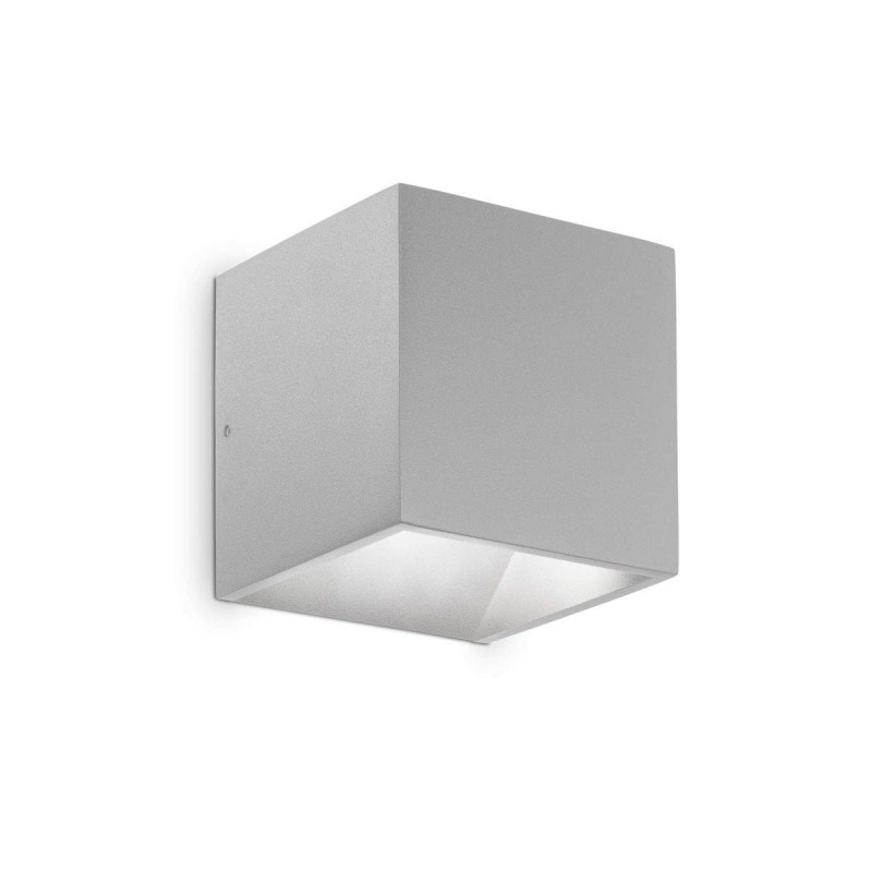 Applique Extérieur RUBIK 8,5W LED 3000K Gris IDEAL LUX 326849