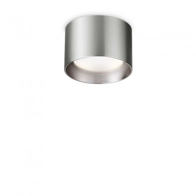 Plafonnier SPIKE 1x15W Max GX53 Rond Nickel IDEAL LUX 314303