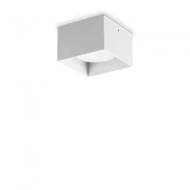 Plafonnier SPIKE 1x15W Max GX53 Blanc IDEAL LUX 317489